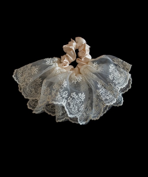 Veiled lace chouchou（シュシュ）｜Carmelo（カーメロ）の