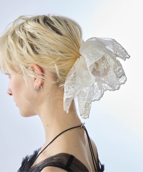 Veiled Lace Chouchou / ヴェールレースシュシュ（シュシュ）｜Carmelo