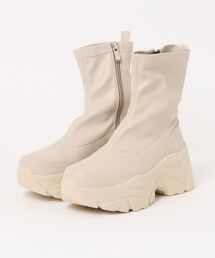 「YOSUKE/ヨースケ」厚底ストレッチショートブーツ