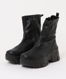「YOSUKE/ヨースケ」厚底ストレッチショートブーツ
