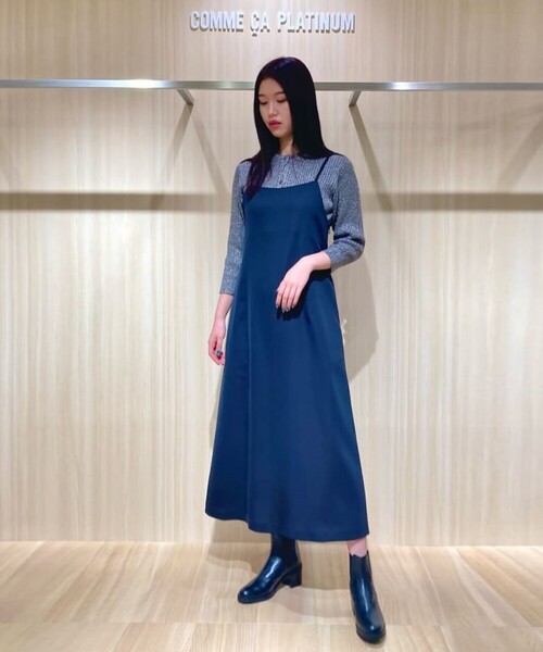 K.T KIYOKO TAKASE(キヨコタカセ)の「グリッターリブ ニットカーディガン(カーディガン/ボレロ・レディース・ベージュ/グレー・9号)」の14枚目の写真