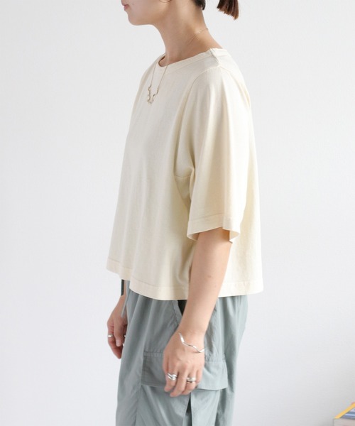 cepo(セポ)の「ピグメントショートスリーブTee(Tシャツ/カットソー・レディース・ピンク/サックスブルー/ホワイト/チャコール・M)」の15枚目の写真