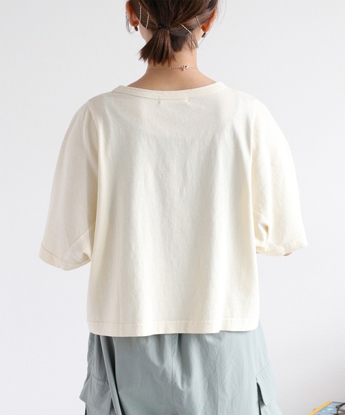 cepo(セポ)の「ピグメントショートスリーブTee(Tシャツ/カットソー・レディース・ピンク/サックスブルー/ホワイト/チャコール・M)」の16枚目の写真