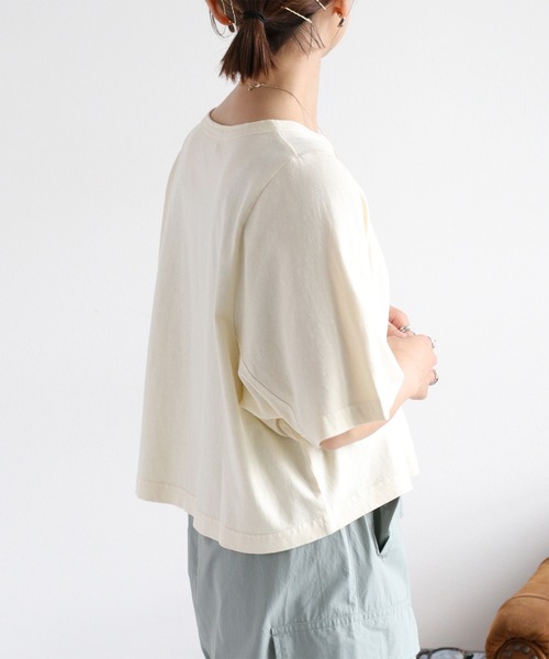 cepo(セポ)の「ピグメントショートスリーブTee(Tシャツ/カットソー・レディース・ピンク/サックスブルー/ホワイト/チャコール・M)」の17枚目の写真
