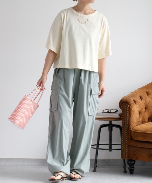 cepo(セポ)の「ピグメントショートスリーブTee(Tシャツ/カットソー・レディース・ピンク/サックスブルー/ホワイト/チャコール・M)」の22枚目の写真