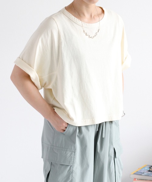 cepo(セポ)の「ピグメントショートスリーブTee(Tシャツ/カットソー・レディース・ピンク/サックスブルー/ホワイト/チャコール・M)」の18枚目の写真