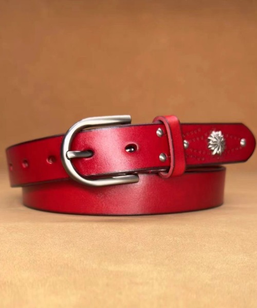 Z)【BLINGLEADS】LEATHER BELT/ZK-67（ベルト）｜Bling Leads
