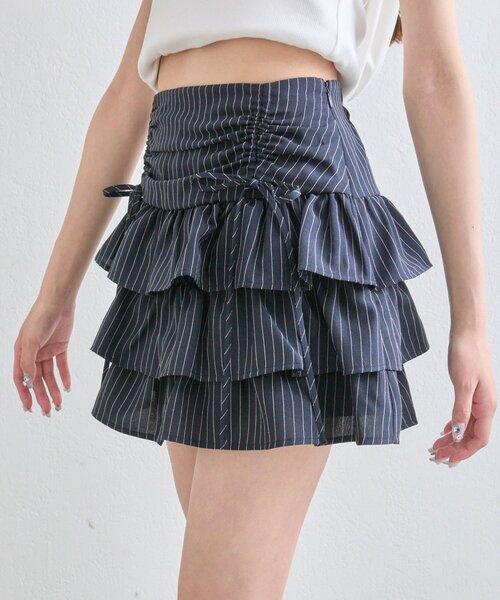 OBLI ティアードミニスカート（新品未使用） 1_TifV0m5.jpg