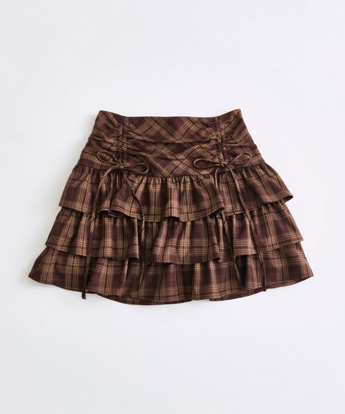 セール】ドロストティアードミニスカート（スカート）｜OLIVE des