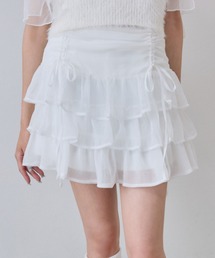 OLIVE des OLIVE | ドロストティアードミニスカート(スカート)