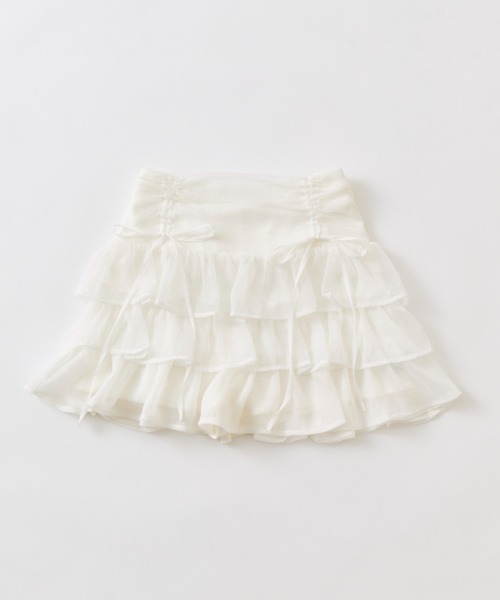 セール】ドロストティアードミニスカート（スカート）｜OLIVE des