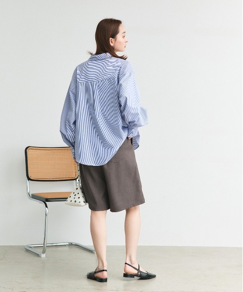 ad thie（アドティエ）の「リラックス イージーハーフパンツ（その他パンツ・レディース・ダークブラウン/チャコール/グレー/ブラック/グレー系その他・FREE）」の18枚目の写真