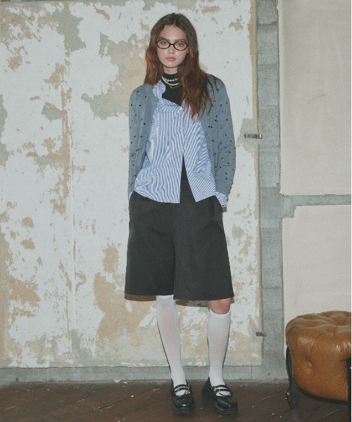 ad thie（アドティエ）の「リラックス イージーハーフパンツ（その他パンツ・レディース・ダークブラウン/チャコール/グレー/ブラック/グレー系その他・FREE）」の6枚目の写真