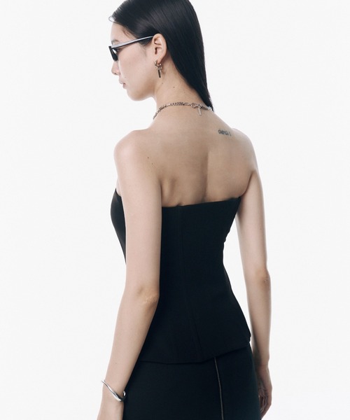 ZIP UP BUSTIER/ジップアップビスチェ（チューブトップ）｜JOSE