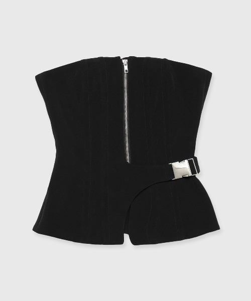 ZIP UP BUSTIER/ジップアップビスチェ（チューブトップ）｜JOSE