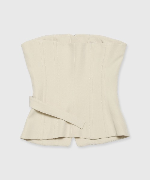 ZIP UP BUSTIER/ジップアップビスチェ（チューブトップ）｜JOSE