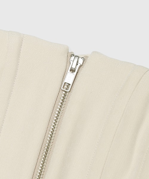 ZIP UP BUSTIER/ジップアップビスチェ（チューブトップ）｜JOSE