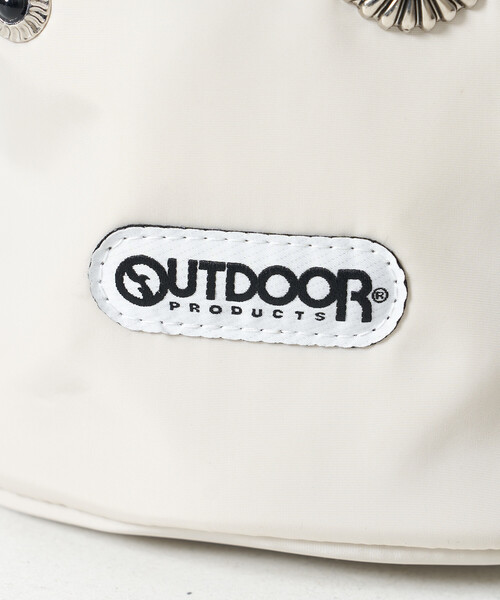 FREAK'S STORE（フリークスストア）の「OUTDOOR PRODUCTS × FREAK'S STORE/アウトドアプロダクツ 別注 2WAY コンチョ 持ち手付き巾着バッグ/ショルダーバッグ（ショルダーバッグ・レディース・ブラック/ブラウン/ナチュラル・ONE SIZE）」の22枚目の写真