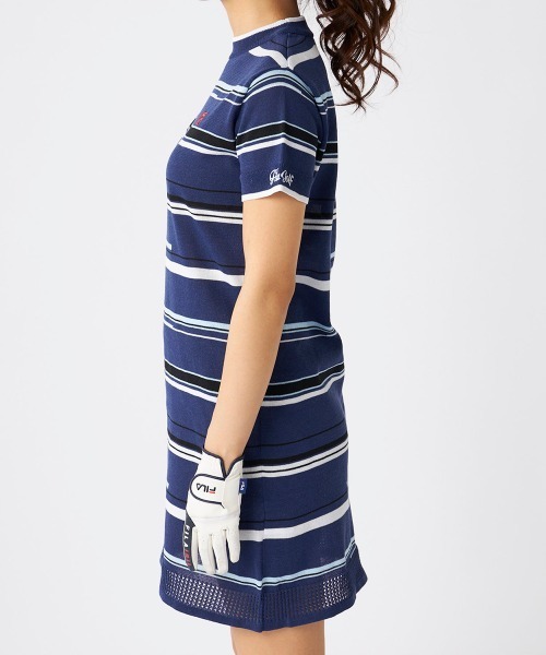 FILA GOLF(フィラゴルフ )の「【FILA GOLF/フィラゴルフ】レディースボーダーニットワンピース ゴルフ(ワンピース・レディース・ライム/ネイビー/ブルー/レッド・MEDIUM/X-LARGE/LARGE)」の22枚目の写真
