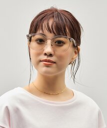 ボストン型 メガネ 中顔面短縮みえメガネ 軽量 大人可愛い おうち