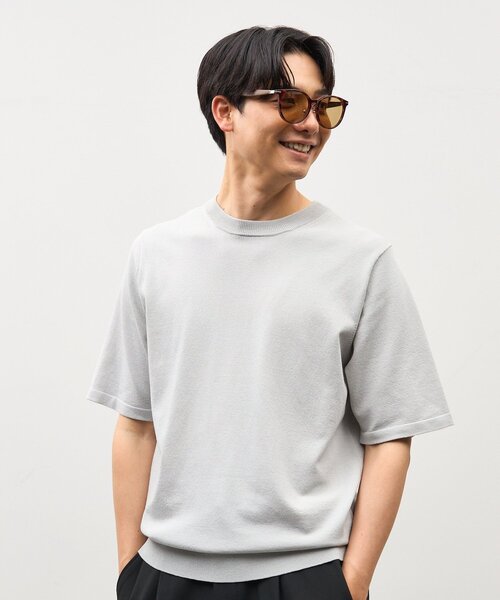 Zoff(ゾフ)の「SUNCUTGlasses/UV100%CUT ボストン型 サングラス|ラバーテンプル|ズレ落ち防止|カラーレンズ|紫外線対策 UVカット|ユニセックス|Zoff|CLASSIC(サングラス・レディース・グリーン/ブラック/ブラウン系その他2/グレー・FREE)」の9枚目の写真