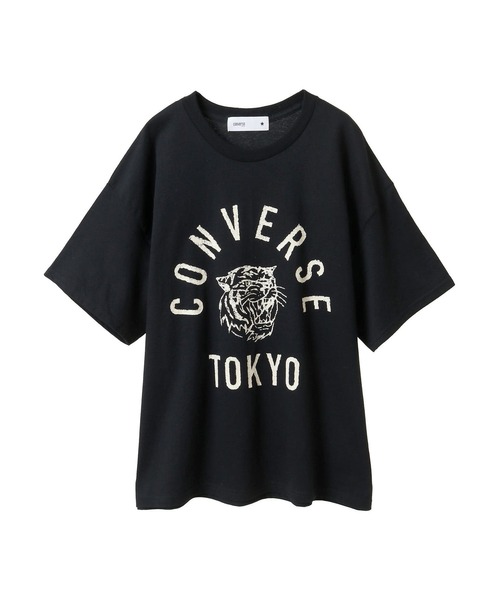 CONVERSE TOKYO（コンバーストウキョウ）の「【限定展開】TIGER LOGO PRINT TEE（Tシャツ/カットソー・メンズ・ブラック/ブルー/ホワイト/ブラウン・SMALL/MEDIUM）」の3枚目の写真