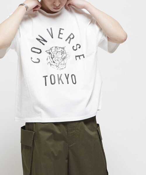 CONVERSE TOKYO（コンバーストウキョウ）の「【限定展開】TIGER LOGO PRINT TEE（Tシャツ/カットソー・メンズ・ブラック/ブルー/ホワイト/ブラウン・SMALL/MEDIUM）」の16枚目の写真