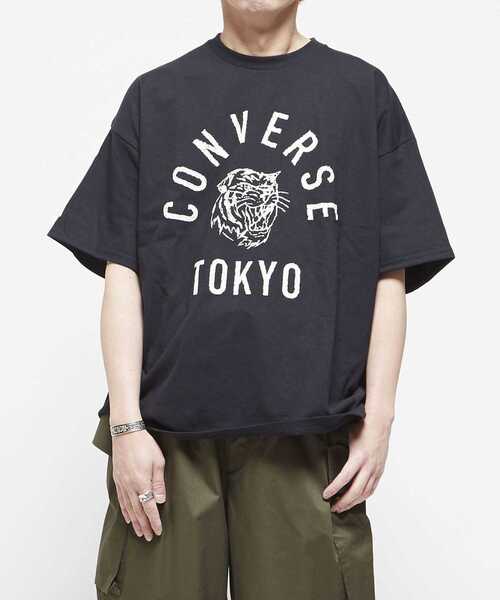 CONVERSE TOKYO（コンバーストウキョウ）の「【限定展開】TIGER LOGO PRINT TEE（Tシャツ/カットソー・メンズ・ブラック/ブルー/ホワイト/ブラウン・SMALL/MEDIUM）」の8枚目の写真