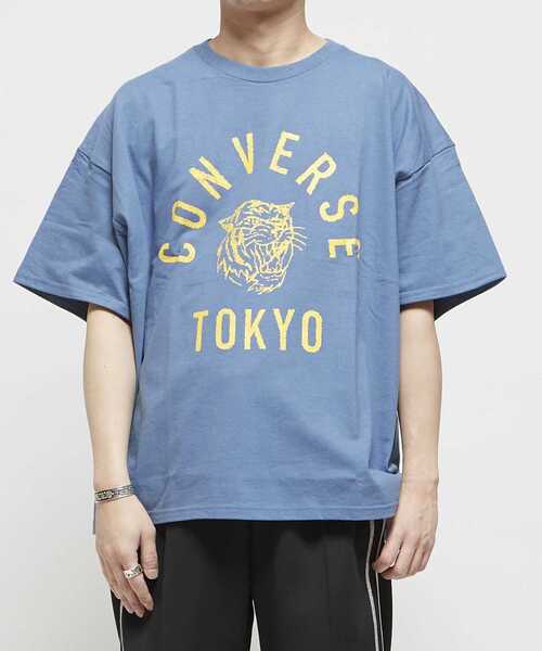 CONVERSE TOKYO（コンバーストウキョウ）の「【限定展開】TIGER LOGO PRINT TEE（Tシャツ/カットソー・メンズ・ブラック/ブルー/ホワイト/ブラウン・SMALL/MEDIUM）」の9枚目の写真