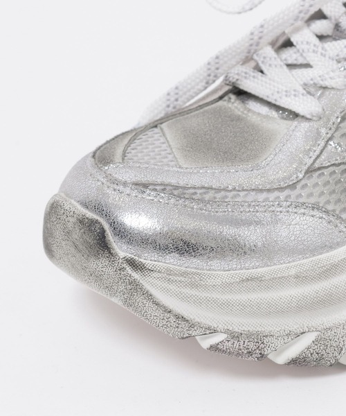 JEANASIS（ジーナシス）の「ステインヴィンテージスニーカー/497670（スニーカー・レディース・シルバー系その他/ブラック系その他/ブラウン系その他・MEDIUM/LARGE）」の11枚目の写真