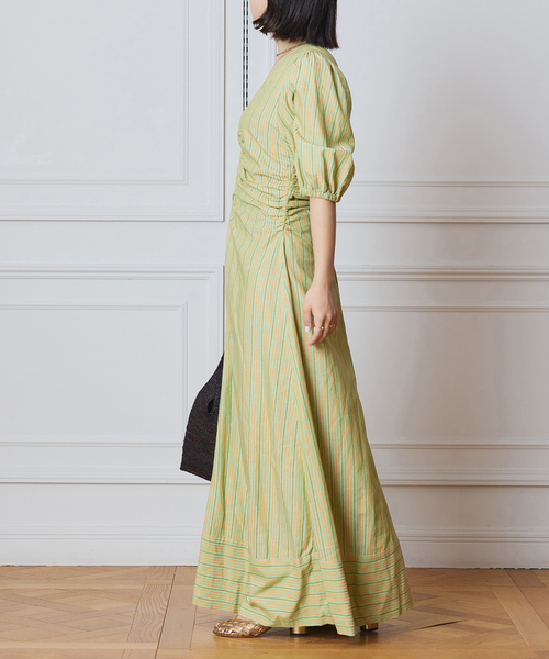 IENA LA BOUCLE イエナ ラブークル 麻ローン オーバーワンピース IENA LA BOUCLE 麻ローンオーバーワンピース