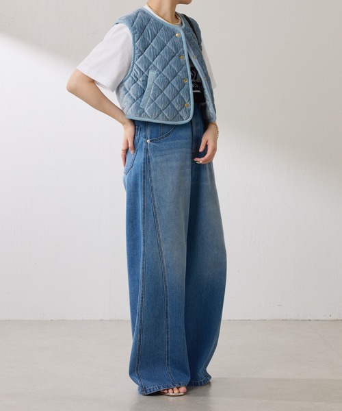 【OT】ベロアキルトベスト