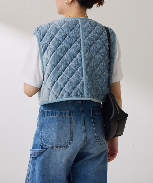 【OT】ベロアキルトベスト