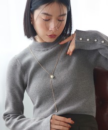 RUIRUE BOUTIQUE（ルイルエブティック）の「パール ロング スネークチェーン ネックレス ｜ レディース 結婚式 パーティードレス 冠婚葬祭 セレモニー フォーマル お呼ばれ 華やか オケージョン アクセサリー（ネックレス）」