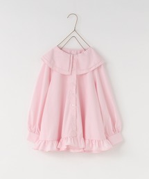 LOWRYS FARM | フリルカラーチュニックブラウス　 578272(シャツ/ブラウス)