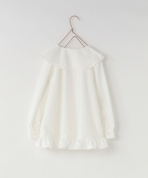 LOWRYS FARM（ローリーズファーム）の「フリルカラーチュニックブラウス　 578272（シャツ/ブラウス・キッズ・ピンク/オフホワイト・110cm/120cm/130cm/140cm/150cm）」の6枚目の写真