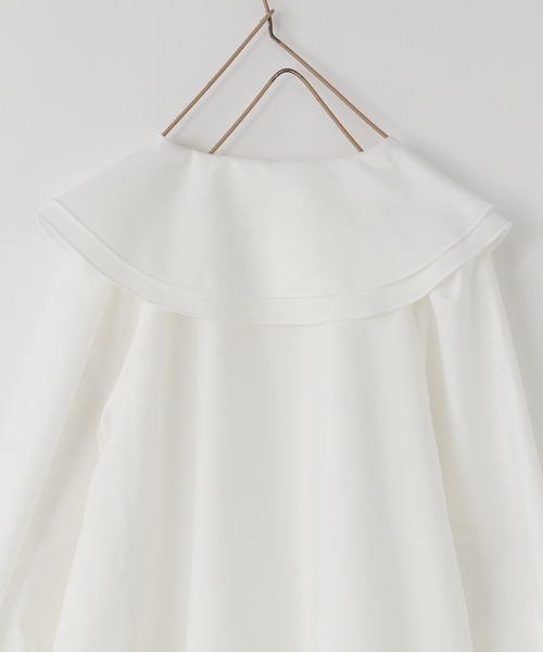 LOWRYS FARM（ローリーズファーム）の「フリルカラーチュニックブラウス　 578272（シャツ/ブラウス・キッズ・ピンク/オフホワイト・110cm/120cm/130cm/140cm/150cm）」の5枚目の写真