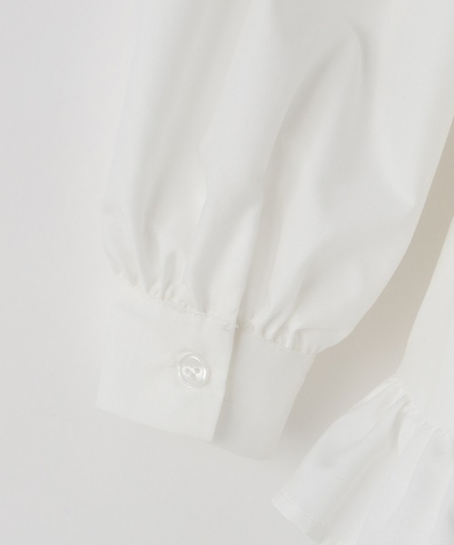 LOWRYS FARM（ローリーズファーム）の「フリルカラーチュニックブラウス　 578272（シャツ/ブラウス・キッズ・ピンク/オフホワイト・110cm/120cm/130cm/140cm/150cm）」の4枚目の写真