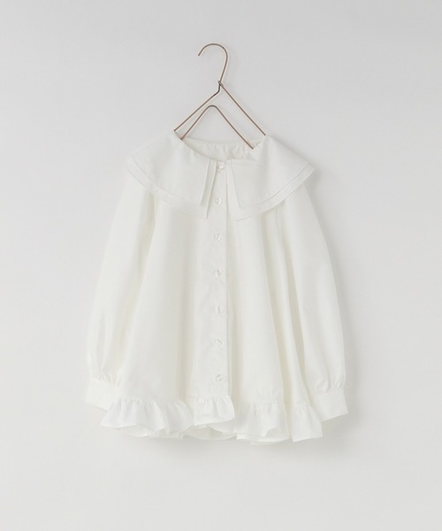 LOWRYS FARM（ローリーズファーム）の「フリルカラーチュニックブラウス　 578272（シャツ/ブラウス・キッズ・ピンク/オフホワイト・110cm/120cm/130cm/140cm/150cm）」の13枚目の写真