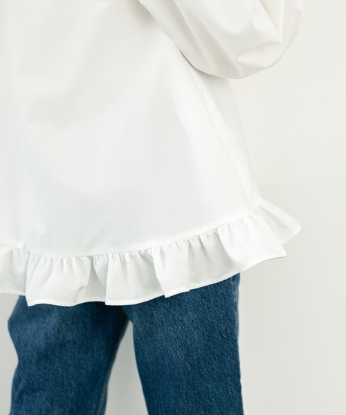 LOWRYS FARM（ローリーズファーム）の「フリルカラーチュニックブラウス　 578272（シャツ/ブラウス・キッズ・ピンク/オフホワイト・110cm/120cm/130cm/140cm/150cm）」の12枚目の写真