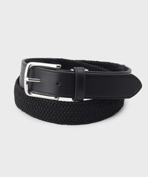 THE SHOP TK　新品　メンズ　フェイクレザーベルト(グレー/ネイビー) THE SHOP TK 新品 メンズ フェイクレザーベルト(グレー/ネイビー)