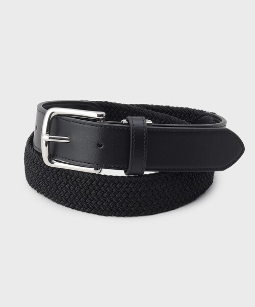 THE SHOP TK （ザ ショップ ティーケー ）の「ゴムメッシュアイビーベルト（ベルト・メンズ・ブラック/ダークブラウン・00）」の9枚目の写真