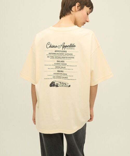 AMERICAN HOLIC(アメリカンホリック)の「ワントーンロゴプリントTシャツ(Tシャツ/カットソー・レディース・アイボリー/ブラック/オフホワイト・FREE)」の20枚目の写真