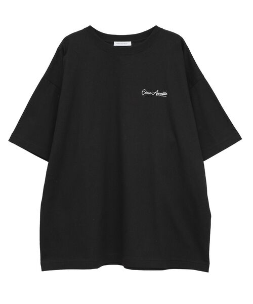 AMERICAN HOLIC(アメリカンホリック)の「ワントーンロゴプリントTシャツ(Tシャツ/カットソー・レディース・アイボリー/ブラック/オフホワイト・FREE)」の16枚目の写真