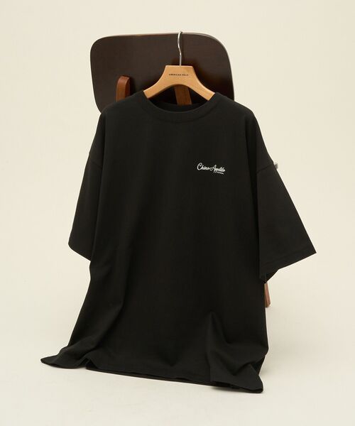 AMERICAN HOLIC(アメリカンホリック)の「ワントーンロゴプリントTシャツ(Tシャツ/カットソー・レディース・アイボリー/ブラック/オフホワイト・FREE)」の21枚目の写真