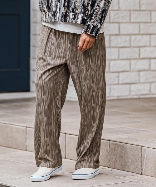 CAMBIO(カンビオ)の「mp13916-Spotted Print Corduroy Tuck Pants コーデュロイパンツ(その他パンツ・メンズ・ブラック/カーキ/グレイッシュベージュ・S/M/L)」の19枚目の写真