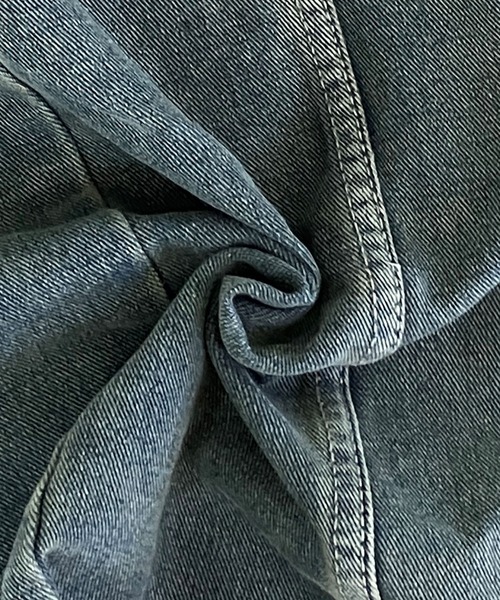 meJane（ミージェーン）の「裾フリンジ アシンメトリー デニムスカート（デニムスカート・レディース・ブルー・S/M/L）」の12枚目の写真