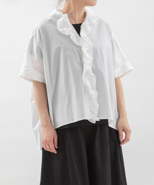 meg0820　7月22日まで　ローンフリルブラウス meg0820 7月22日まで ローンフリルブラウス ローンフリル