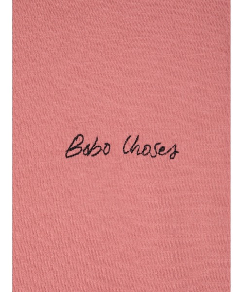 BOBO CHOSES（ボボショーズ）の「Hopscotch relaxed T-shirt（Tシャツ/カットソー・レディース・ピンク・S/M/XS/L/XL）」の6枚目の写真
