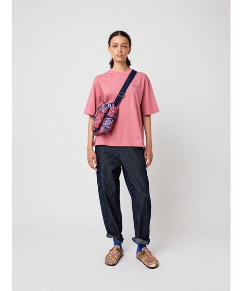 BOBO CHOSES（ボボショーズ）の「Hopscotch relaxed T-shirt（Tシャツ/カットソー・レディース・ピンク・S/M/XS/L/XL）」の7枚目の写真